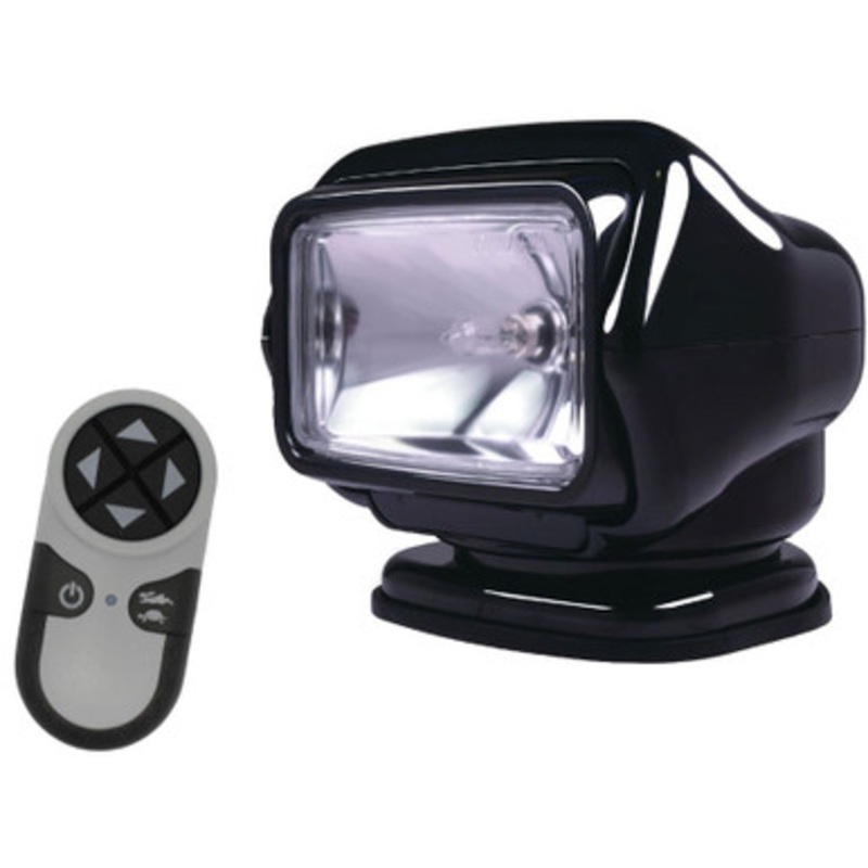 Golight Stryker Searchlight 12V w/ Wireless Handheld Remote – Black