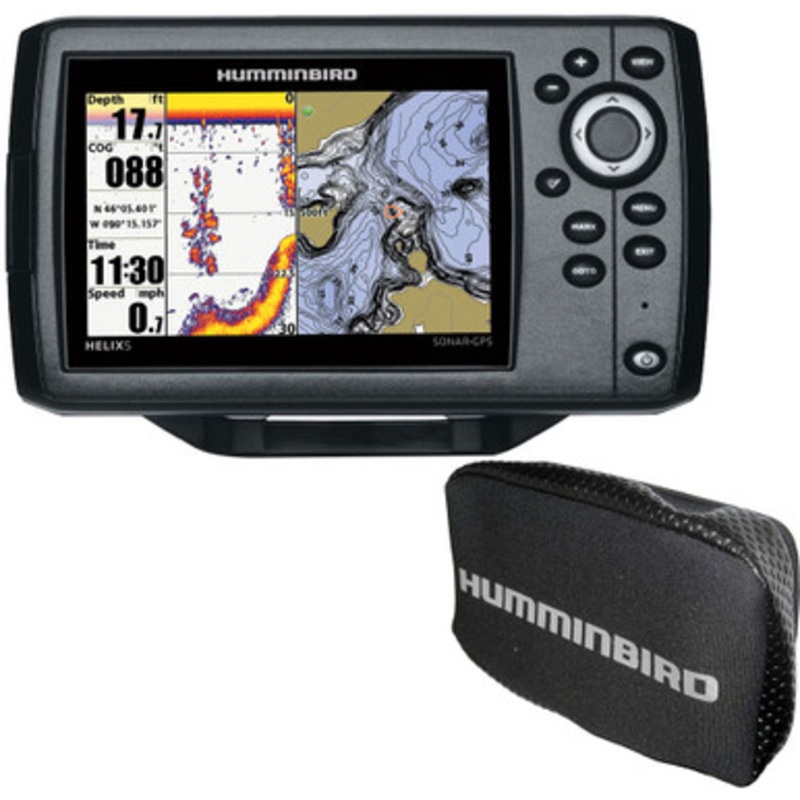 Humminbird HELIX 5 G2 – CHIRP DI GPS Combo w/ Nav+ and Free Cover