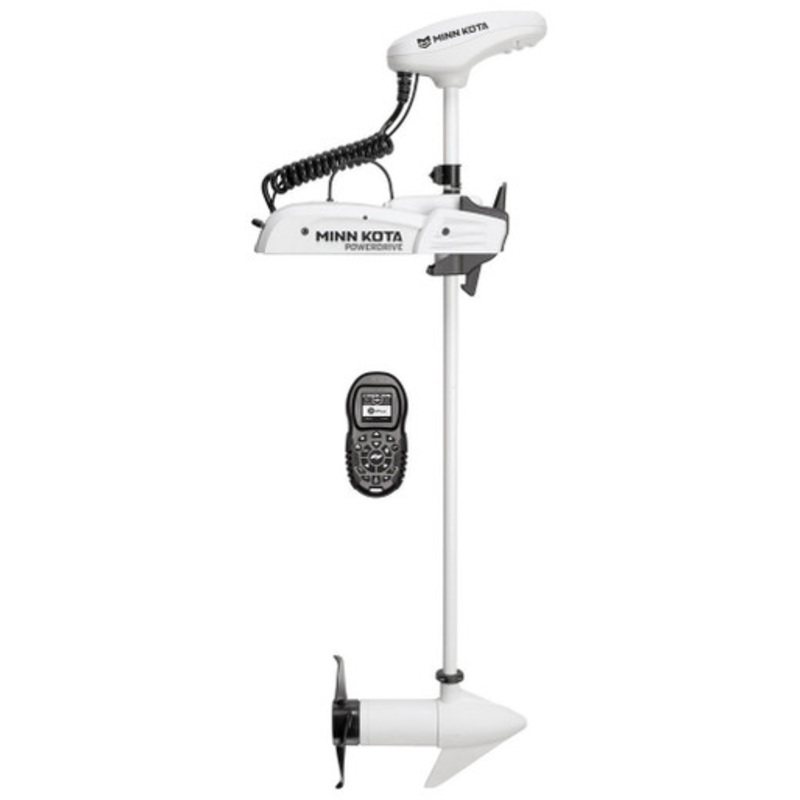 Minn Kota 1363556 Riptide PowerDrive 55 Trolling Motor w/ i-Pilot & Bluetooth – 12V-55lb-48in