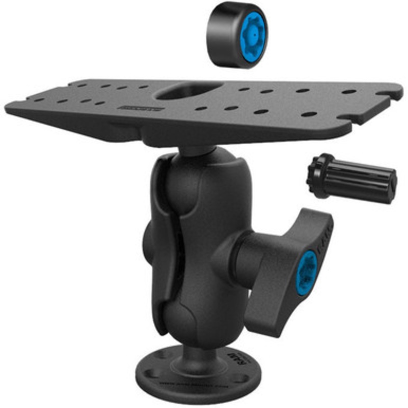 RAM Heavy Duty Marine Electronics Mount Kit – Short Arm – With Combination Pin-Lock Security
