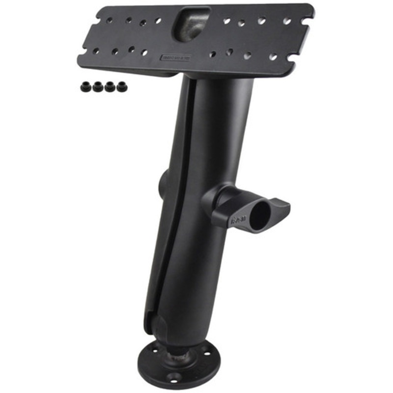 RAM Marine Electronics Mount – Long Arm – Gimbal Brackets Under 15lbs