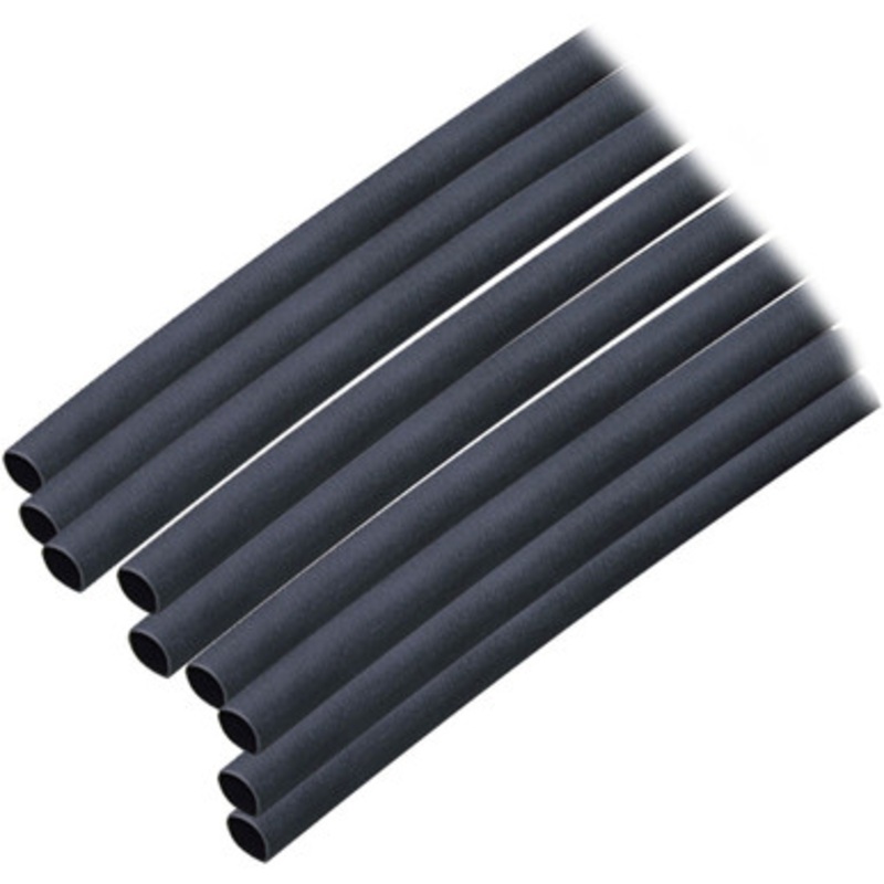 Ancor Adhesive Lined Heat Shrink Tubing (ALT) – 3/16 x 6 – 10 Pack – Black