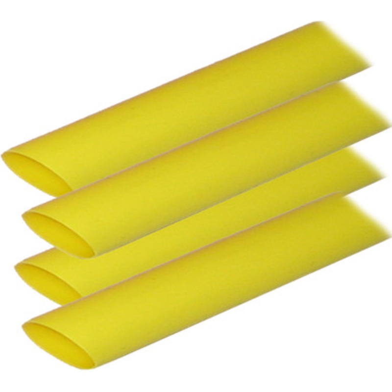Ancor Adhesive Lined Heat Shrink Tubing (ALT) – 3/4 x 12 – 4 Pack – Yellow