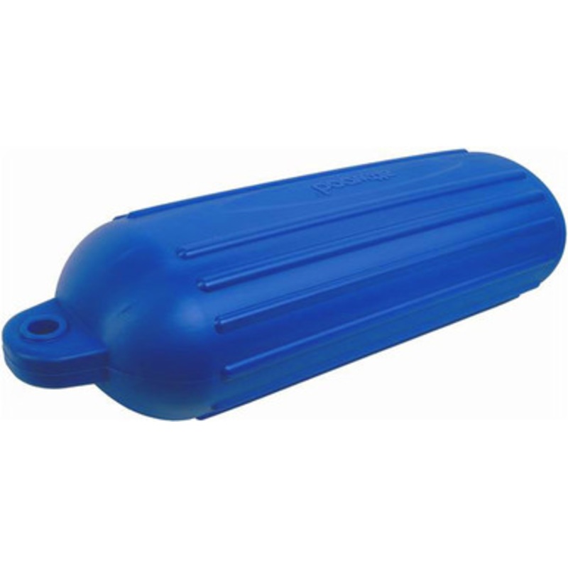 Attwood 9354BD1 SoftSide Oval Mooring Fender – 4×16 in. – Blue