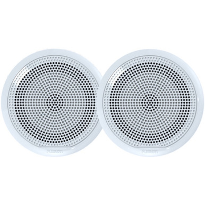 FUSION EL-F651W EL Series Full Range Shallow Mount Marine Speakers – 6.5 – White