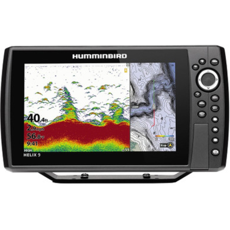 Humminbird HELIX 9 G3N – CHIRP Fishfinder/GPS Combo w/ Transom Mount Transducer