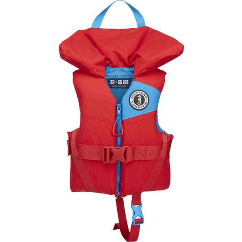 Mustang Lil Legend Child PFD Vest – Imperial Red