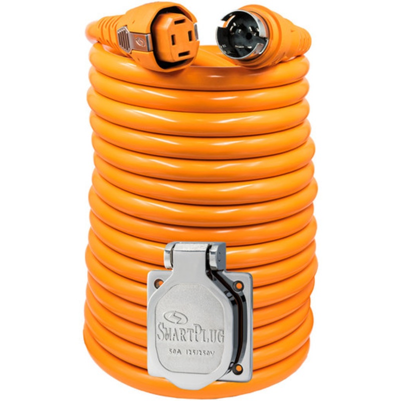 SmartPlug C50504BM50S 50ft Dual Configuration Cordset w/Marina Park Power End – Stainless Steel Inlet 50 Amp