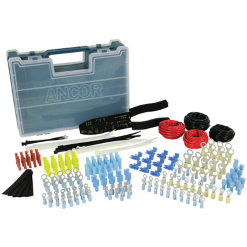 Ancor Electrical Repair Kit w/ Strip & Crimp Tool – 225 Piece