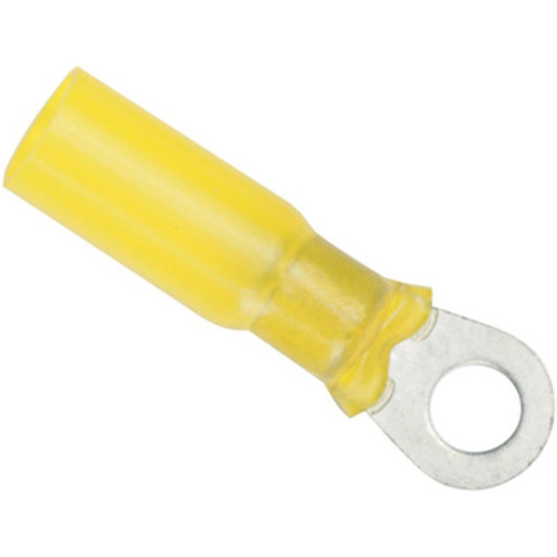 Ancor Heat Shrink Ring Terminal – 12-10 AWG – #10 – 100 Pack