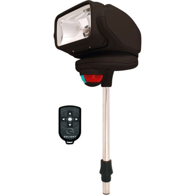 Golight Gobee Stanchion Mount w/ Wireless Remote – Black
