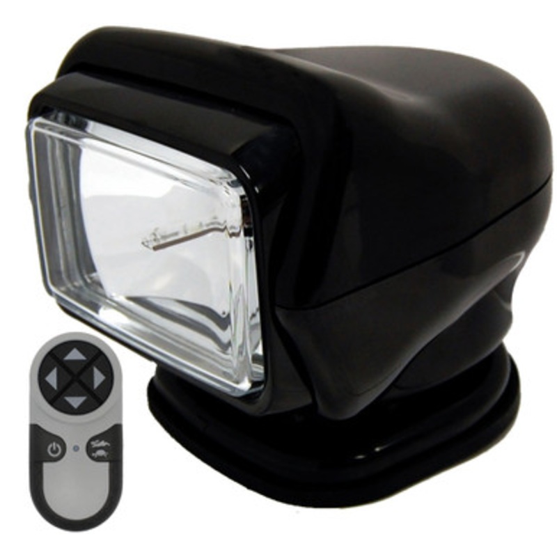 Golight HID Stryker Searchlight w/ Wireless Handheld Remote – Magnetic Base – Black