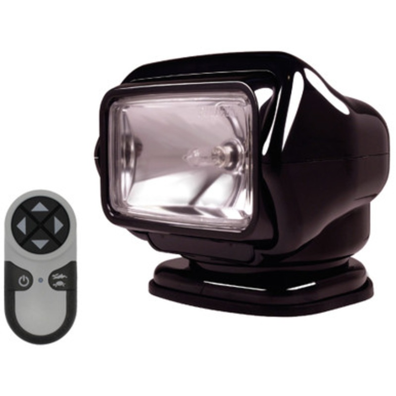 Golight Stryker Searchlight w/ Wireless Handheld Remote – Magnetic Base – Black