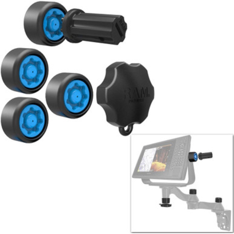 RAM Pin-Lock Security Kit – Fits Double Swing Arm and Gimbal Mount