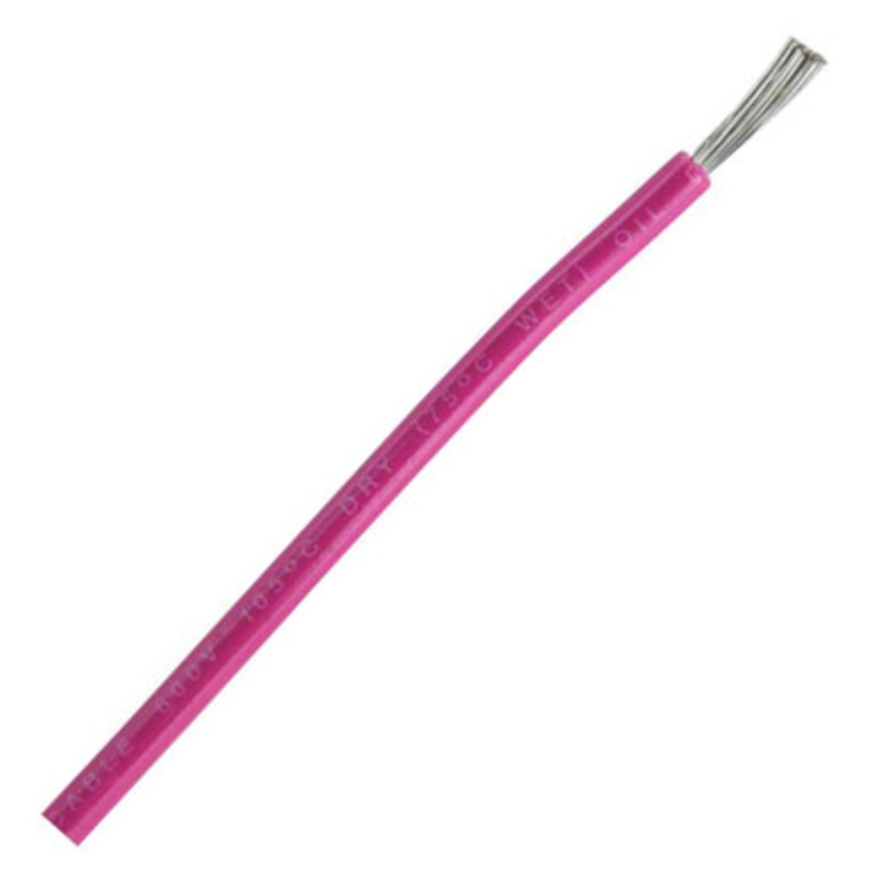 Ancor 12 AWG Tinned Copper Wire Primary Cable – Pink – 25 ft.