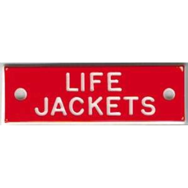 Bernard IP010 ‘Life Jacket’ 1.5in Identi-Plate