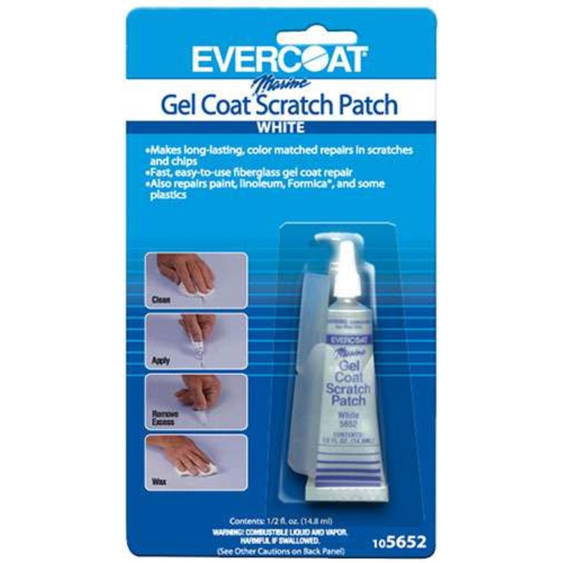 Evercoat 105653 Gel Coat Scratch Patch – Buff White