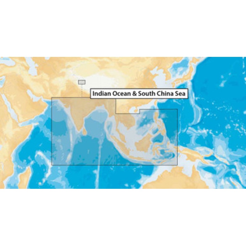 Navionics+ MSD/NAV+31XG/ROW Indian Ocean & South China Sea – microSD