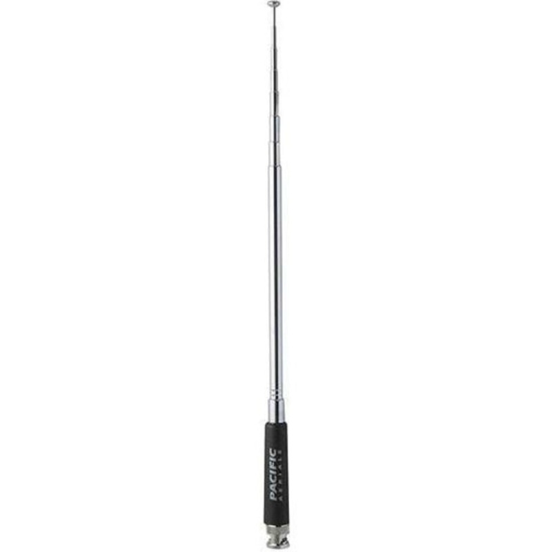 Pacific Aerials P6082S Telescopic 1m VHF Antenna f/ Handheld VHFs w/ SMA Connector