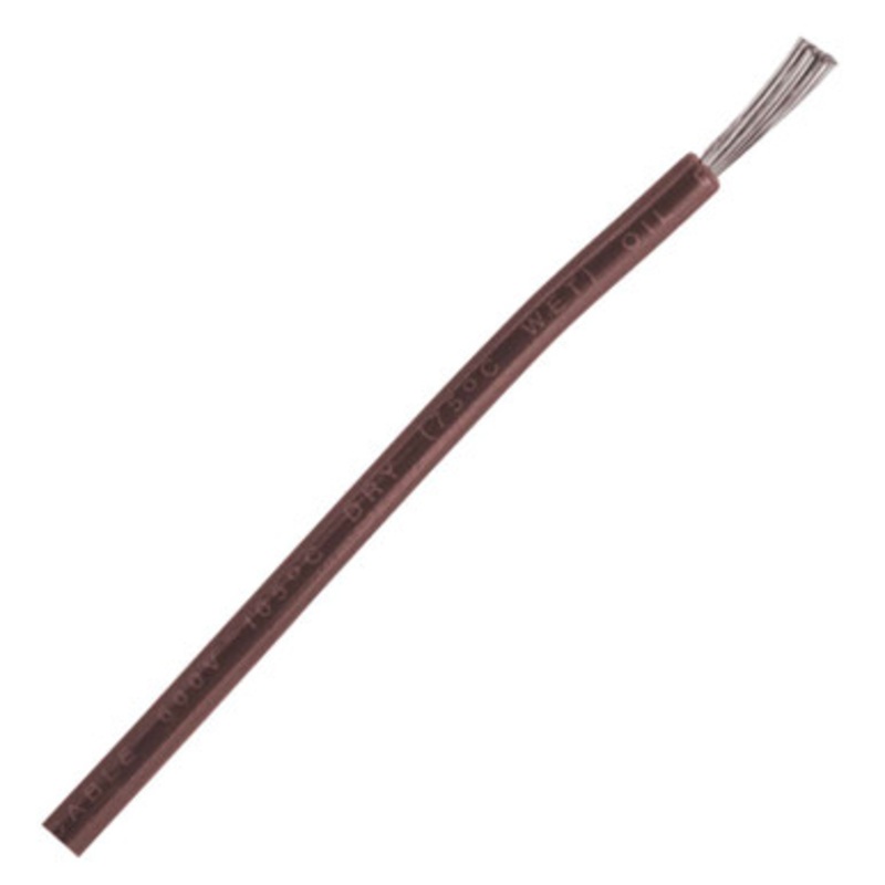 Ancor 12 AWG Tinned Copper Wire Primary Cable – Brown – 25 ft.