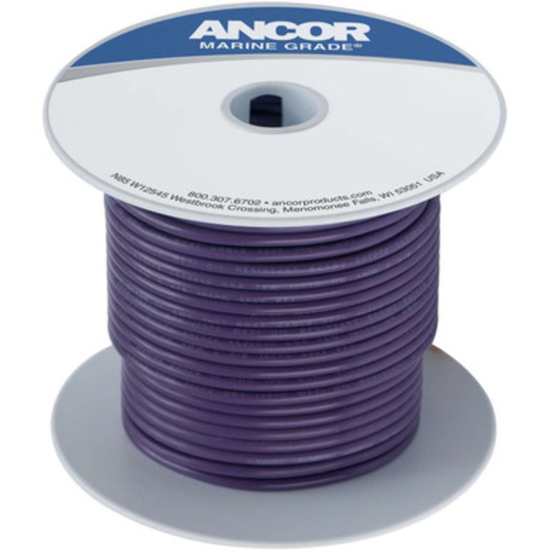 Ancor 12 AWG Tinned Copper Wire Primary Cable – Purple – 400 ft.