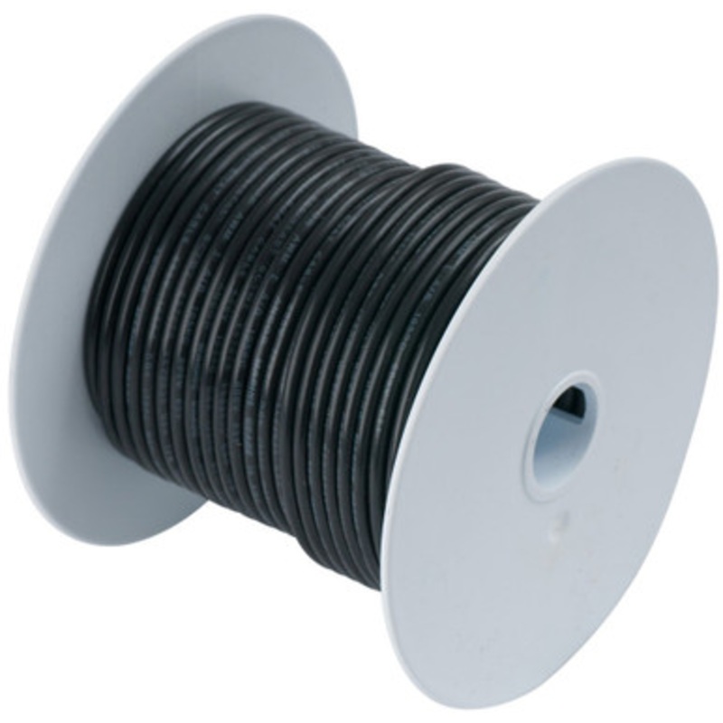 Ancor 14 AWG Tinned Copper Wire Primary Cable – Black – 500 ft.
