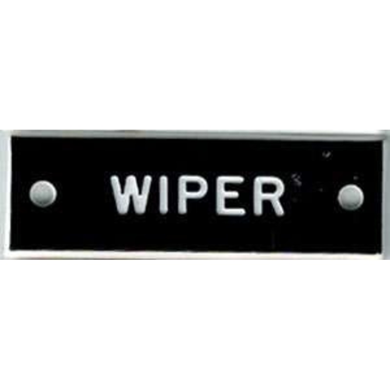 Bernard IP026 ‘Wiper’ 1.5in Identi-Plate
