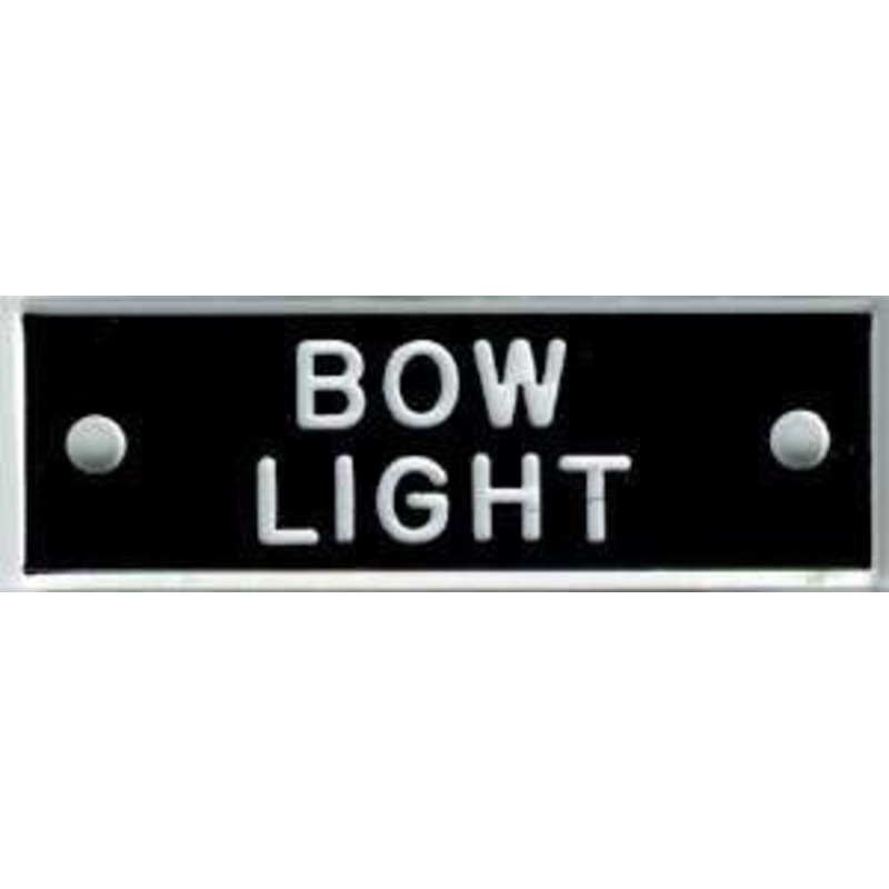 Bernard IP037 ‘Bow Light’ 1.5in Identi-Plate