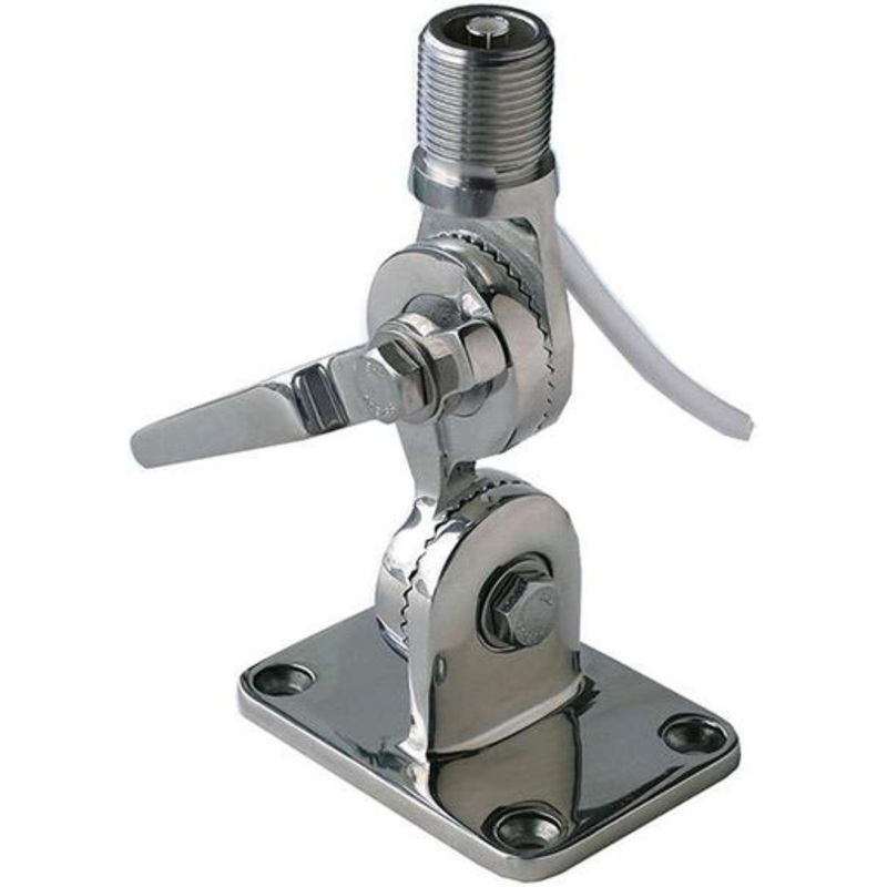 Pacific Aerials P6158 LongReach Pro Stainless Steel AM/FM Fold Down Mount