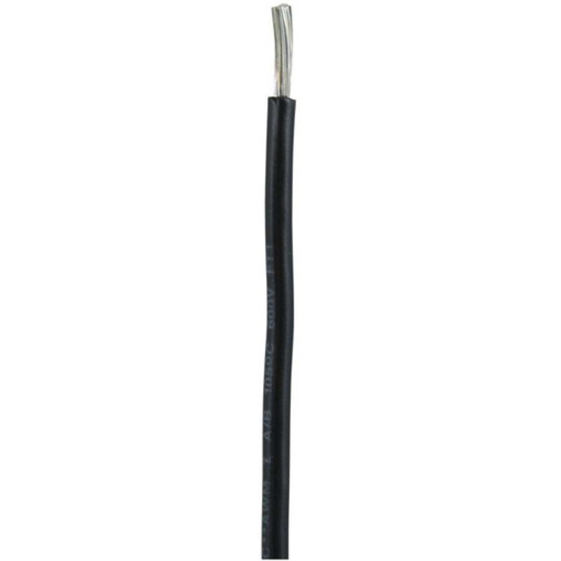 Ancor 10 AWG Tinned Copper Wire Primary Cable – Black – 100 ft.