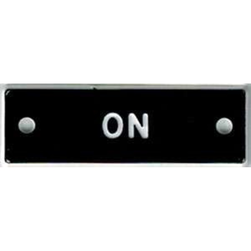 Bernard IP016 ‘On’ 1.5in Identi-Plate