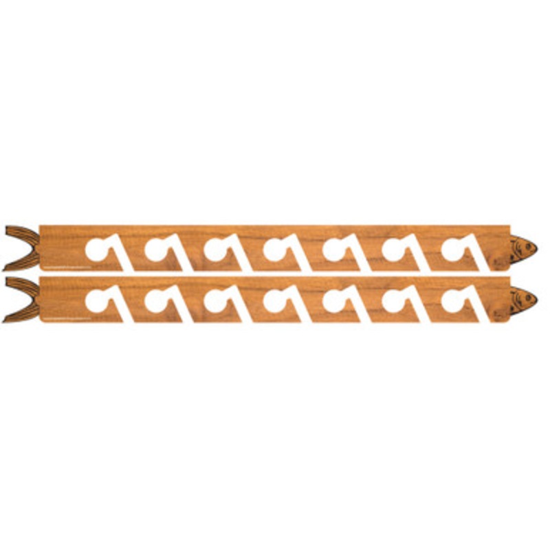 Big Daddy Fishing Rod Racks – 10 Rod Rack – Teak