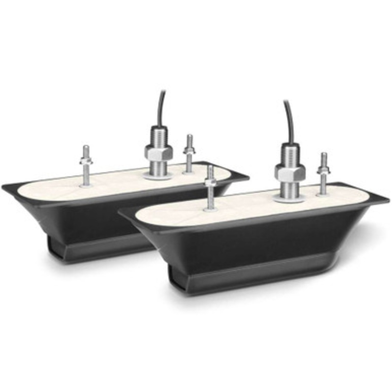 Garmin GT41-TH – SS Thru-Hull DownV/SideV 500W (CHIRP 260/455 kHz) Traditional 600W (50/200 kHZ) Transducer w/ Temp – Pair