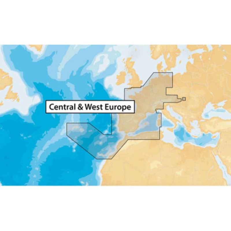 Navionics+ MSD/NAV+46XG/ROW Central & West Europe – microSD
