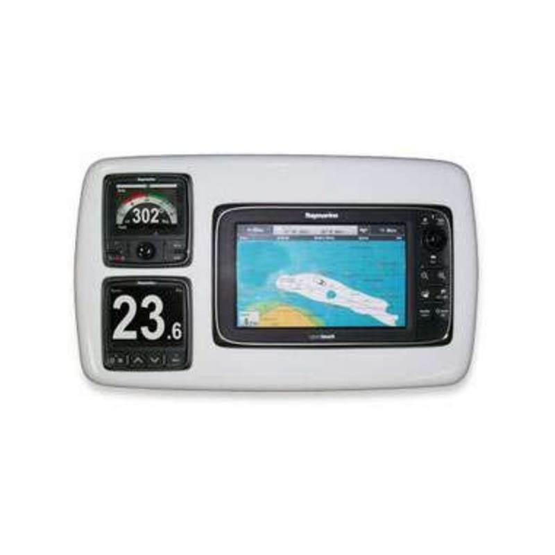NavPod GP2082 SystemPod for 12” Wide Guards – Pre-Cut for Raymarine c95/c97 e95/e97 and Two Instrum