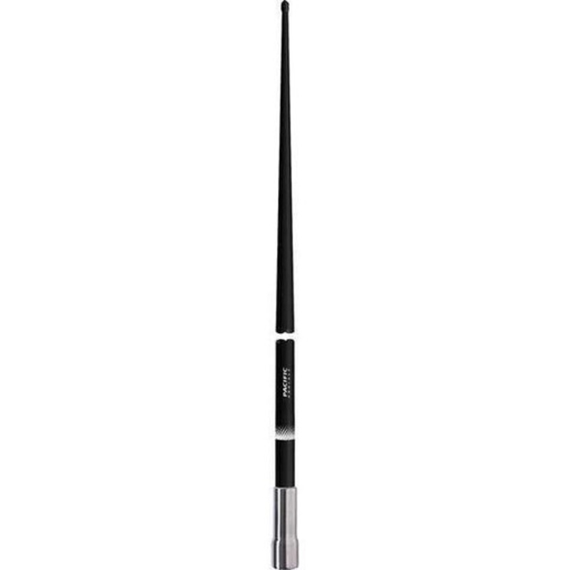 Pacific Aerials P6124 LongReach Pro 9dB 8.2ft UltraGlass Colinear VHF Antenna – Black