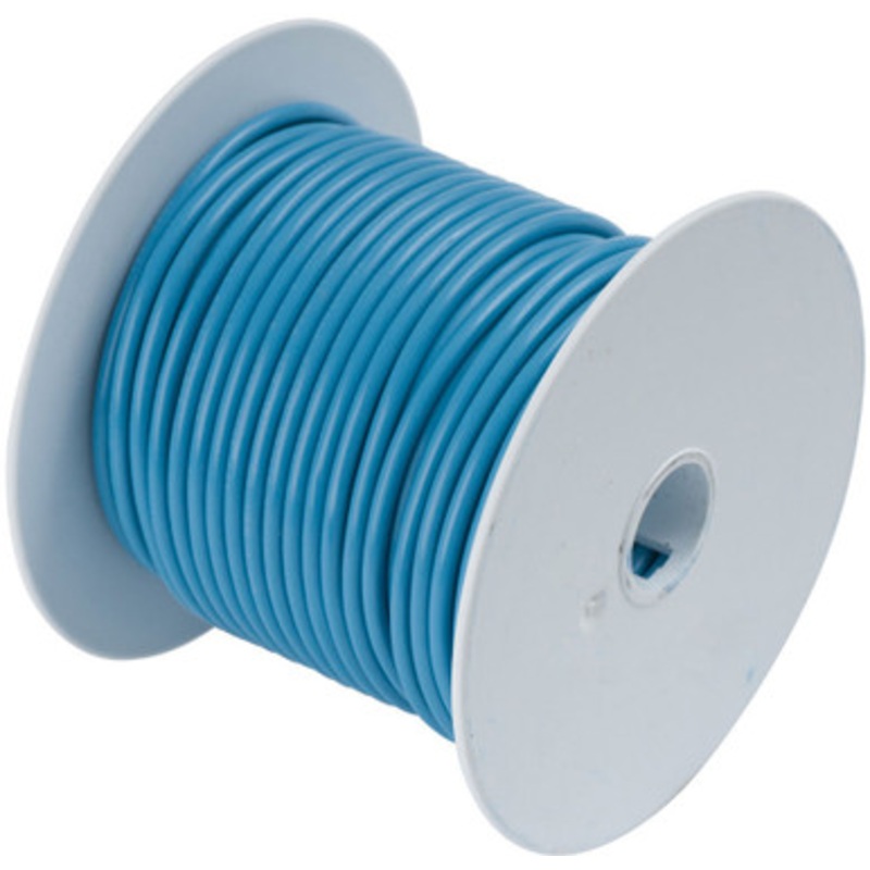 Ancor 14 AWG Tinned Copper Wire Primary Cable – Light Blue – 100 ft.