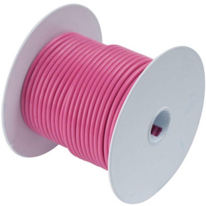 Ancor 14 AWG Tinned Copper Wire Primary Cable – Pink – 100 ft.
