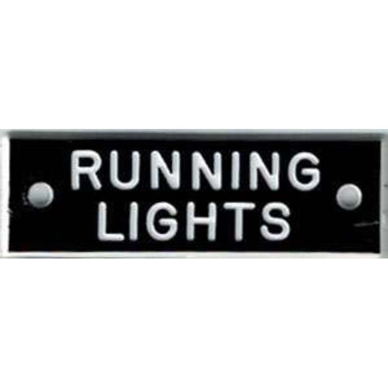 Bernard IP020 ‘Running Light’ 1.5in Identi-Plate