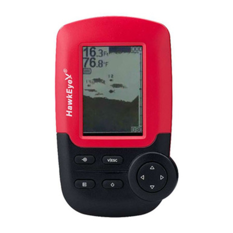 HawkEye FishTrax 1X Portable Fish Finder w/ Dot Matrix VirtuView Display