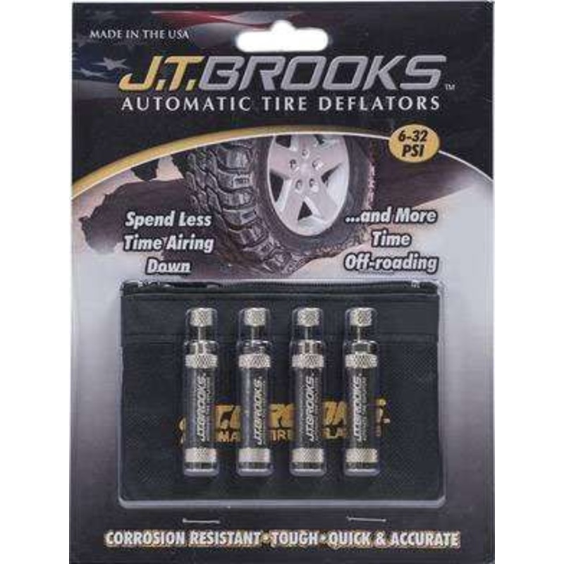 J.T. Brooks Automatic Tire Deflators – 4 Pack