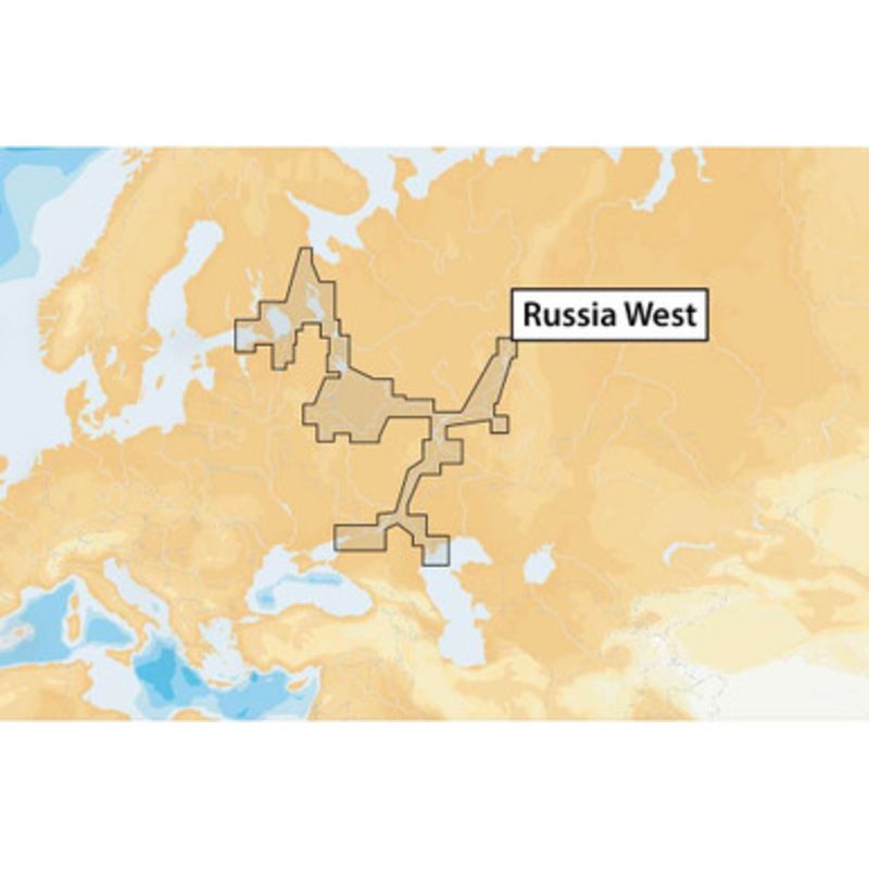Navionics+ MSD/NAV+52XG/ROW Russia West – microSD