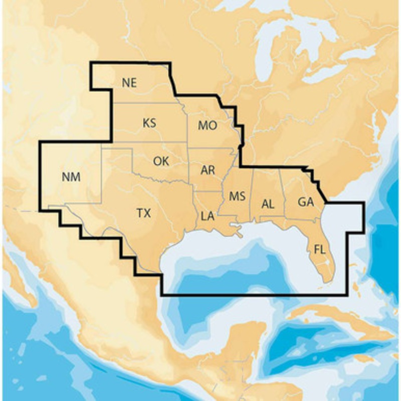 Navionics+ MSD/NAV+SO Regions South Preloaded – microSD