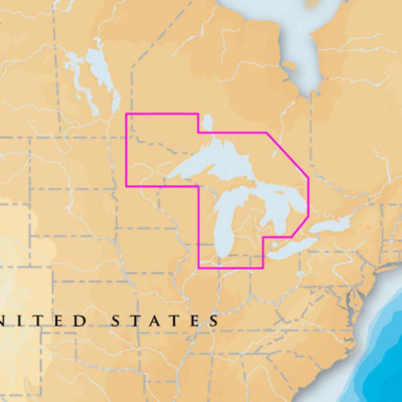 Navionics Platinum West Great Lakes on SD/microSD