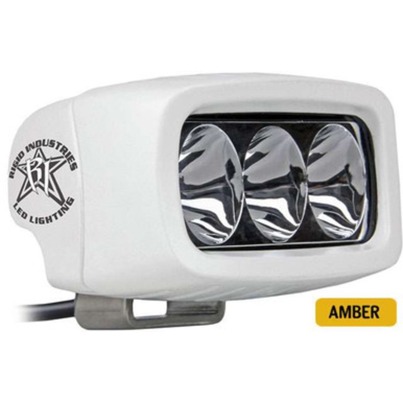 Rigid Industries 95232 Marine SR-M2 Surface Mount Driving LED Amber