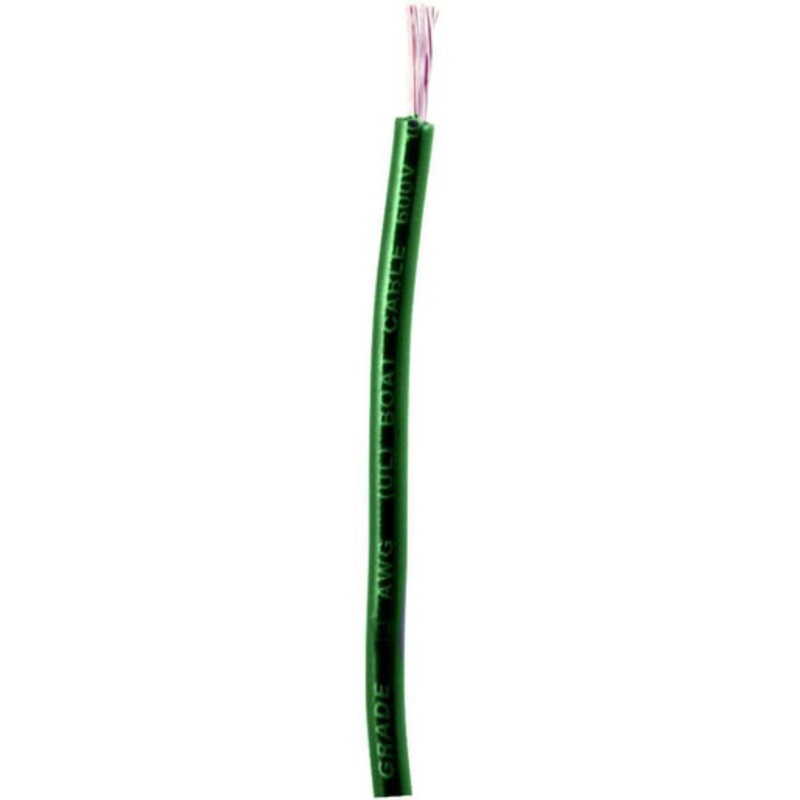 Ancor 10 AWG Tinned Copper Wire Primary Cable – Green – 100 ft.