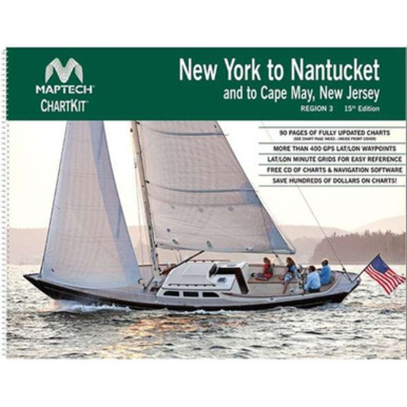 Maptech ChartKit: New York – Nantucket & Cape May, 15th Edition
