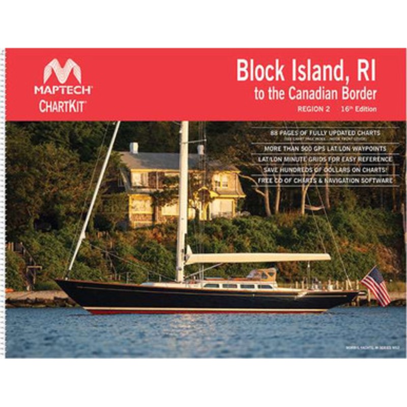 Maptech ChartKit: Block Island, RI – Canadian Border, 16th Edition