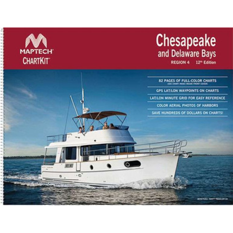Maptech ChartKit: Chesapeake & Delaware Bays, 12th Edition