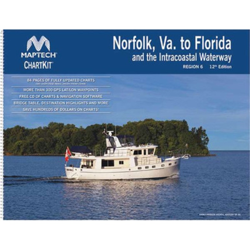 Maptech ChartKit: Norfolk – Florida & Intracoastal Waterway, 12th Edition